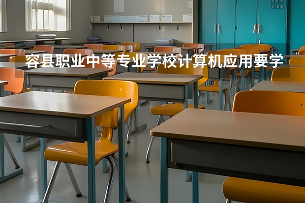 容县职业中等专业学校计算机应用要学几门课程 专业能力要求是什么