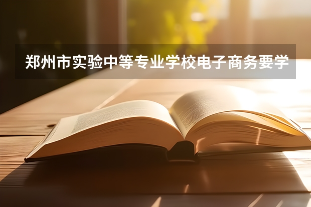 郑州市实验中等专业学校电子商务要学几门课程 专业能力要求是什么