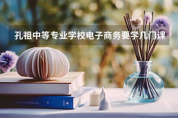 孔祖中等专业学校电子商务要学几门课程 专业能力要求是什么