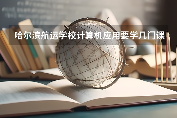 哈尔滨航运学校计算机应用要学几门课程 专业能力要求是什么