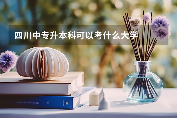 四川中专升本科可以考什么大学