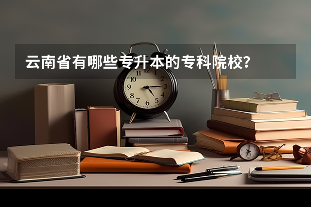 云南省有哪些专升本的专科院校？