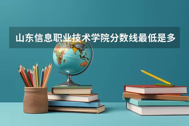 山东信息职业技术学院分数线最低是多少