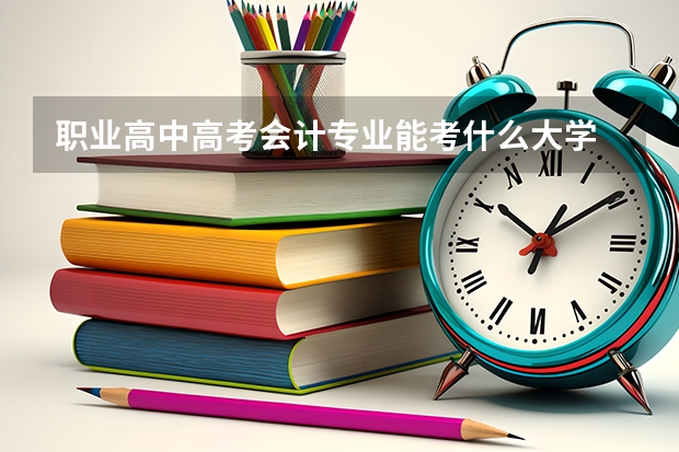 职业高中高考会计专业能考什么大学