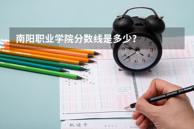 南阳职业学院分数线是多少？