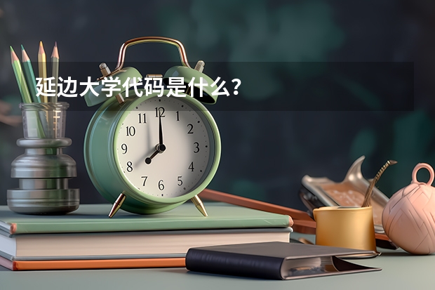 延边大学代码是什么？