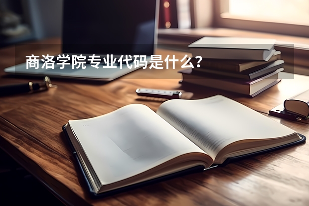 商洛学院专业代码是什么？