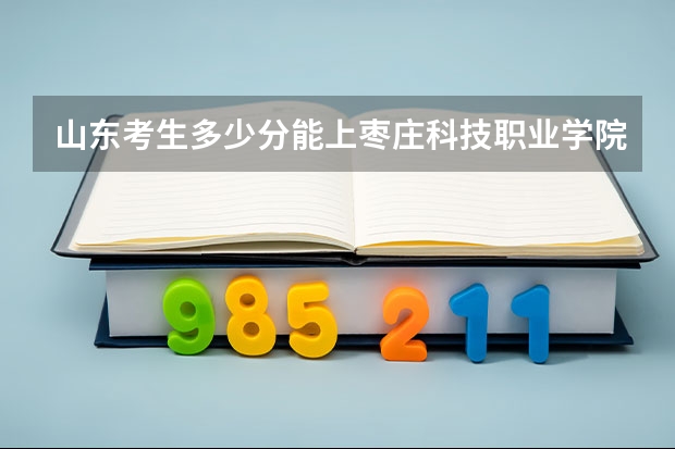 山东考生多少分能上枣庄科技职业学院