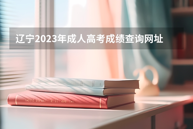 辽宁2023年成人高考成绩查询网址及入口是什么？