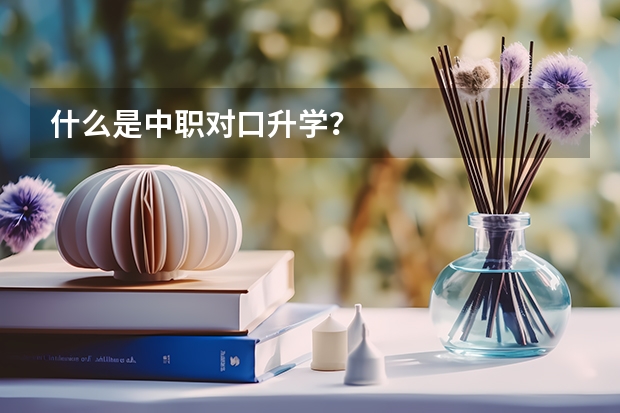 什么是中职对口升学？