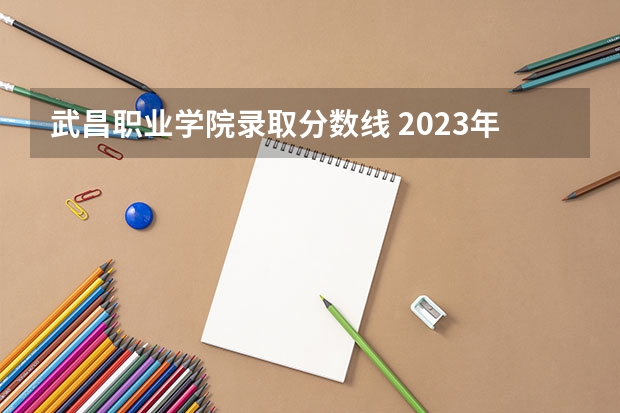 武昌职业学院录取分数线 2023年士官学校录取分数线