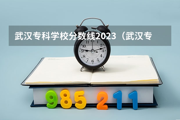 武汉专科学校分数线2023（武汉专科公办学校分数线）