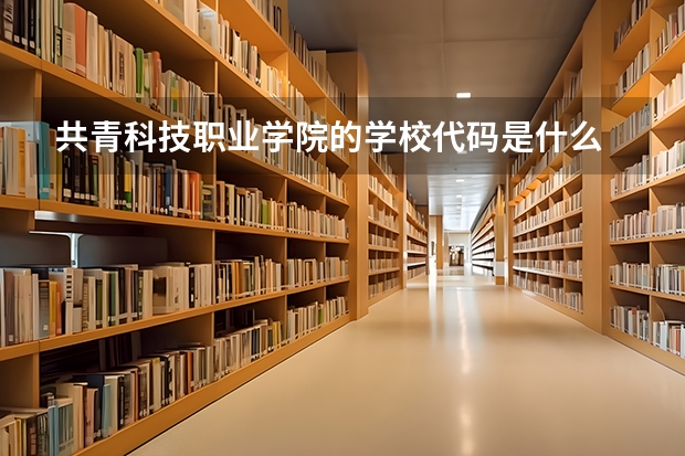 共青科技职业学院的学校代码是什么