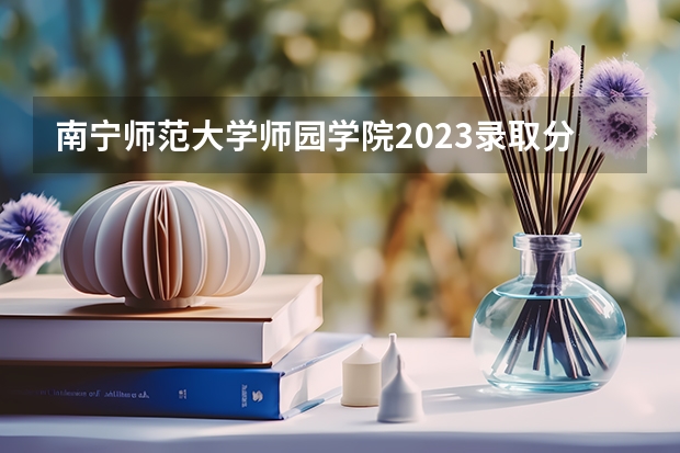 南宁师范大学师园学院2023录取分数线（广西公办二本分数排名）