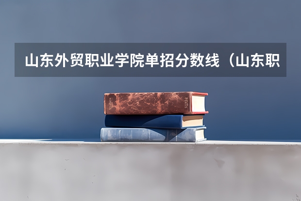 山东外贸职业学院单招分数线（山东职业学院前十名的学校）