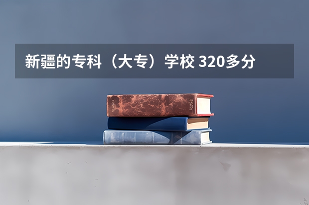 新疆的专科（大专）学校 320多分能上新疆的那些好专业或好的专科学校？