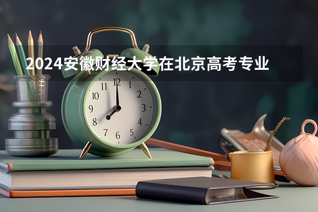 2024安徽财经大学在北京高考专业招生计划人数